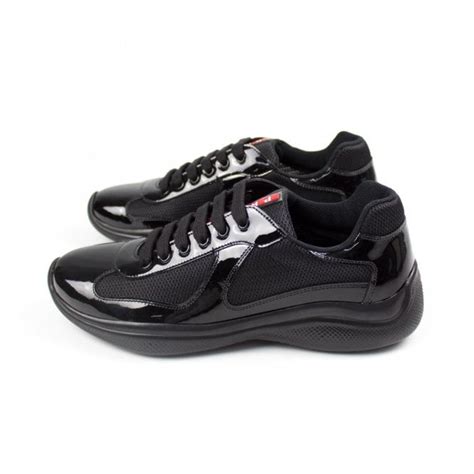 scarpe prada america's cup vernice nere|prada america's cup black.